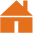 Orange House Icon